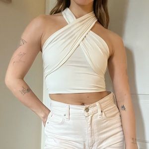 Great Eros White Infinity Tube Top